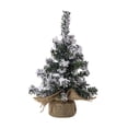thumbnail image 3 of GUOOL Flocked Christmas Tree Artificial Christmas Tree for Living Room Shelf Party 20 cm, 3 of 9