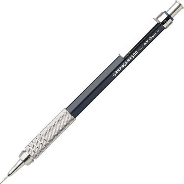 Pentel Graph Gear 500 Mechanical Pencils - #2 Lead - 0.7 mm Lead Diameter - Refillable - Blue Barrel - 1 Each Pentel Graph Gear 500 Mechanical Pencils - #2 Lead - 0.7 mm Lead Diameter - Refillable - Blue Barrel - 1 Each