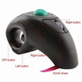 thumbnail image 5 of Ergonomic Thumb Trackball Mouse, 2.4G Wireless & Wired Options, 1600DPI 6-Button Computer Mouse With Scroll Wheel, Vertical Handheld Design For PC Laptop (Right/Left Hand Use),Wired B Style,funny, 5 of 13