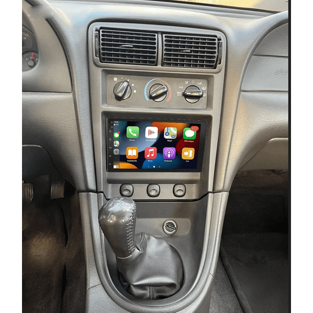FENGXIH Wireless CarPlay & Android Auto Car Stereo for ford Mustang Great 2001-2004, 7 Inch IPS Touchscreen Bluetooth Radio with Backup Camera, Android 13,2+32GB