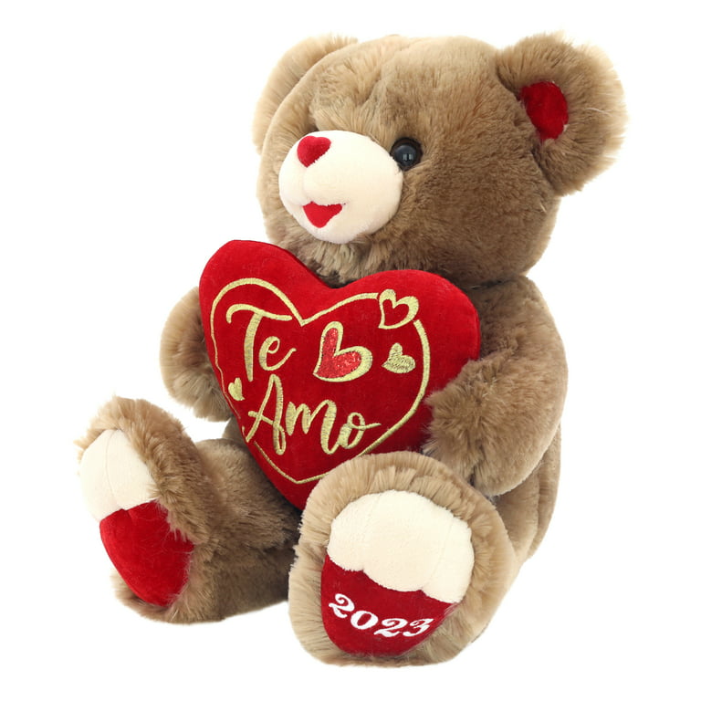 Way to Celebrate! Valentine's Day 15in Sweetheart Teddy Bear 2023, Brown 
