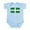 Sky Blue, variant on CafePress - Devon Flag Infant Bodysuit - Baby Light Bodysuit, Size Newborn - 24 Months