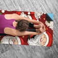 thumbnail image 5 of Santa Claus Gym Towels with Storage Bag, 72.8"x26.8", Suitable for Yoga, Pilates, Fitness, etc. - Yoga Mat Towel, Yoga Towels, 5 of 6