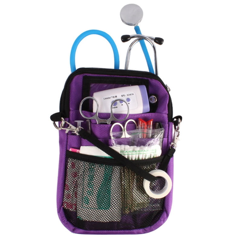 YEUHTLL Nursing Bag for Nurse with Tape Holder Multi Compartment Belt Pouch Fanny Pack Waist