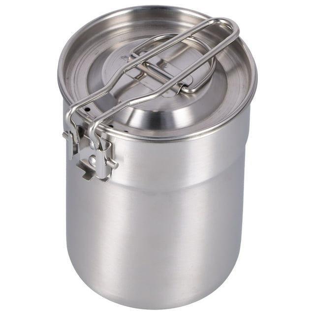 QIILU Casseroles de Cuisine de Camping Multifonctionnelles Cafetière de Camping pour la Randonnée