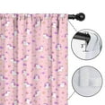 thumbnail image 4 of Blackout Kids Curtains,Pink Unicorn Sweet Pattern Childrens Insulated Curtains Set Of 2,Bedroom Essentials,Toddler Room Decor 42"x54", 4 of 5