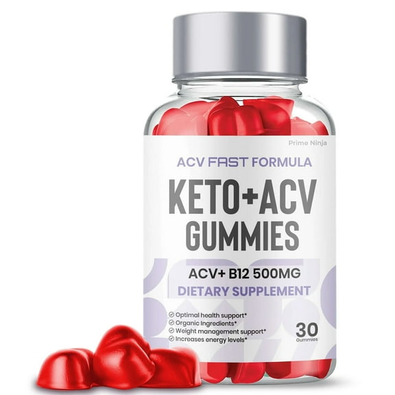 ACV Fast Formula Keto   ACV Gummies Weight Management Apple Cider Vinegar Advanced Supplement, ACV Fast Formula Keto Gummies (1 Bottle)