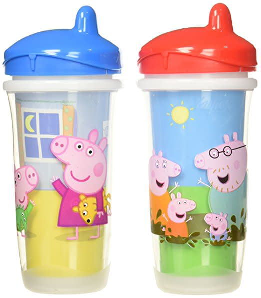 Playtex Peppa Pig Spill Proof Sippy Cups - Only $6.86