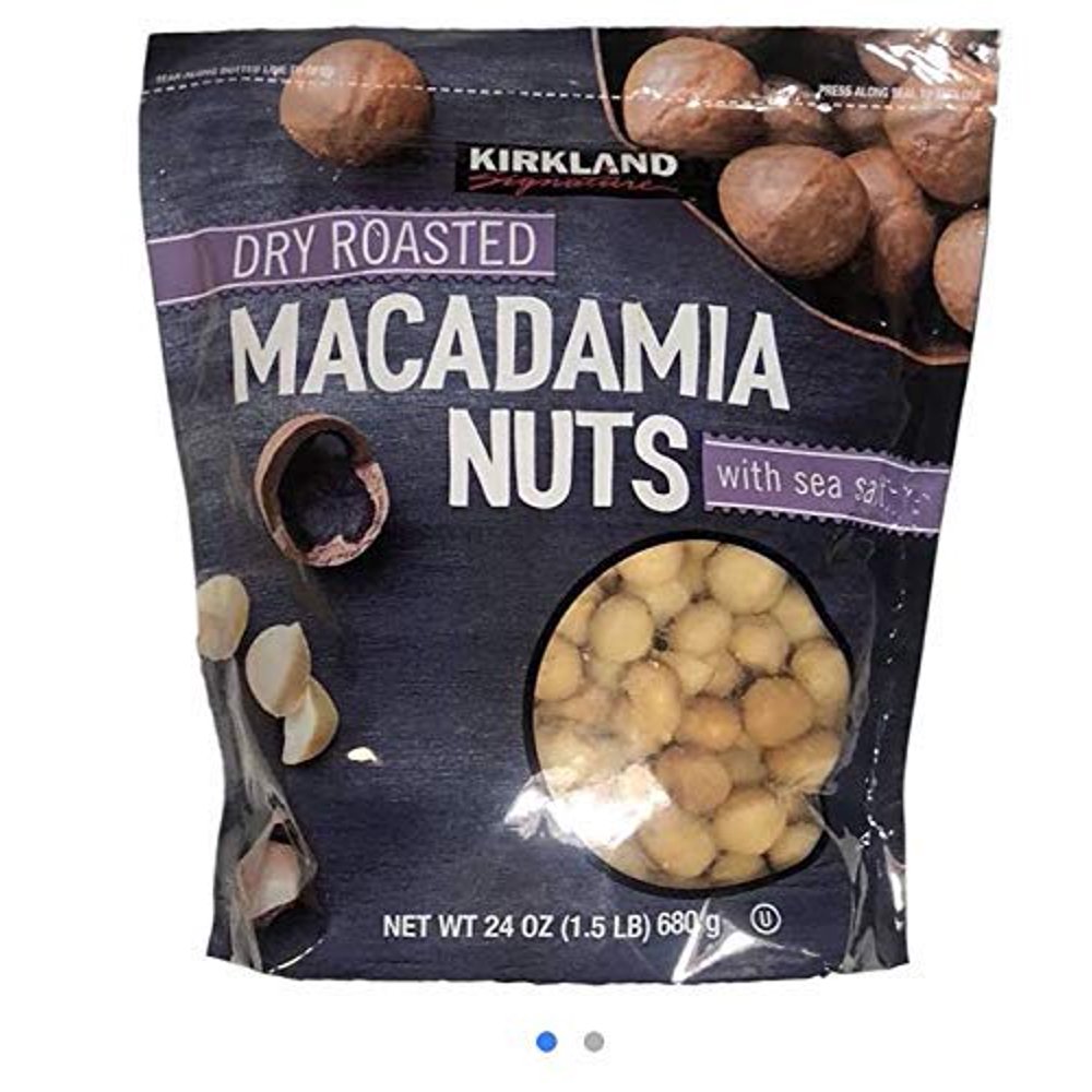 Dry Roasted Macadamia Nuts with Sea Salt 680g 1.5 lb