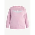 thumbnail image 5 of Terra & Sky Women's Plus Size Journey Revelation Graphic Sweatshirt with Long Sleeves, Sizes 0X-4X, 5 of 5