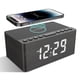 thumbnail image 1 of Reloj Despertador Digital de Madera ANJANK con Radio FM y Cargador Inalámbrico Qi, 1 of 8