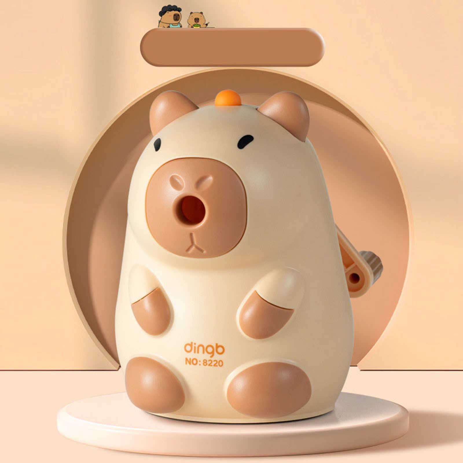 Back to School Supplies Back to School Decorations Manual Pencil Sharpener Capybara Shaped Pencil Sharpener Desktop Pencil Cutter School Table Sharpeners Stationery
