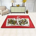 thumbnail image 2 of Dreamtimes Queen King Hearts Non-Slip Area Rug 72"x48", Valentine's Day Soft Non Slip Washable Floor Mats for Indoor Front Porch,Living Room, Bedroom,Kitchen, 2 of 5