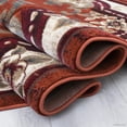 thumbnail image 3 of Allstar Orange Woven Hand Classic Persian Design Area Rug (3' 9" x 5' 1"), 3 of 7