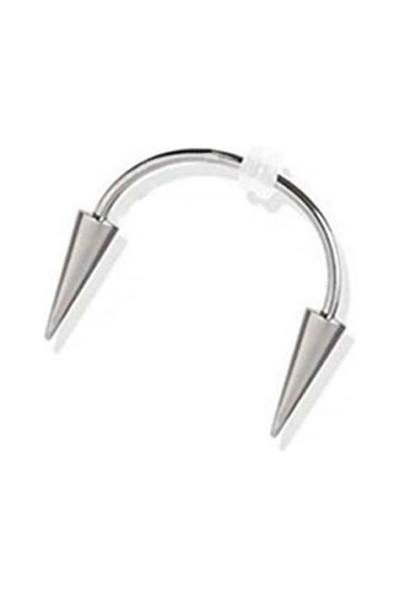 for Dracula Nail Stainless Steel Smiley Piercing Jewelry Septum Piercing Body Decorations for Vampire Fangs Zombie Teeth