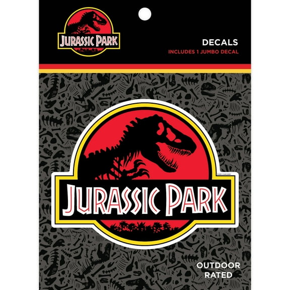 Jurassic Park Logo Decal - Large 6.7" Waterproof Vinyl Sticker for Car Truck Laptop - Jurassic World Stickers