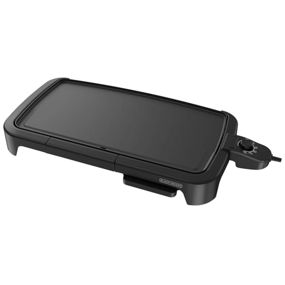 Black Decker Electric Griddle - Non Stick, Fast and Even Heating, Warming Tray