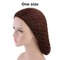 thumbnail image 3 of YAOMOBB Tangled Hair Prevention Mesh Hair Net Set 3pcs Even Hand Woven Free Hair Nets for Shower Sleep Crochet Hat, 3 of 7