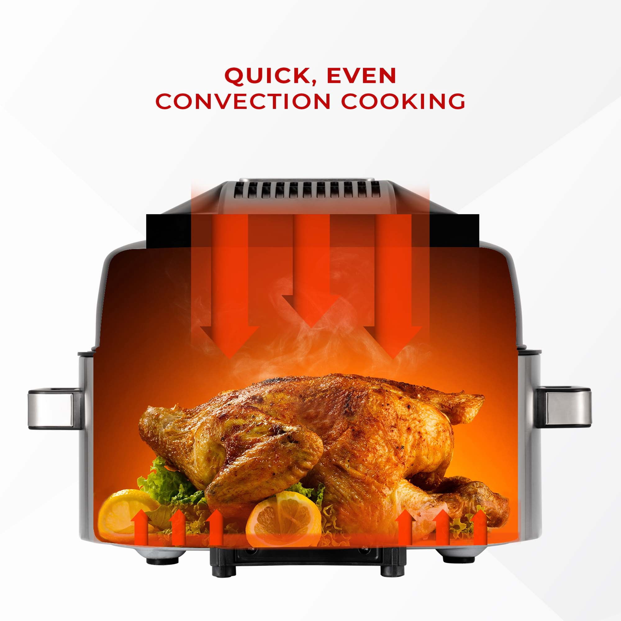 Cuckoo 6 Quart Stainless Steel Air Fryer and Grill, Convection Oven, Toaster and Defroster, Multi-Cook Options CAFG-A0601S