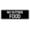 Black, variant on Signs ByLITA Standard No Outside Food Sign (Red) - Large