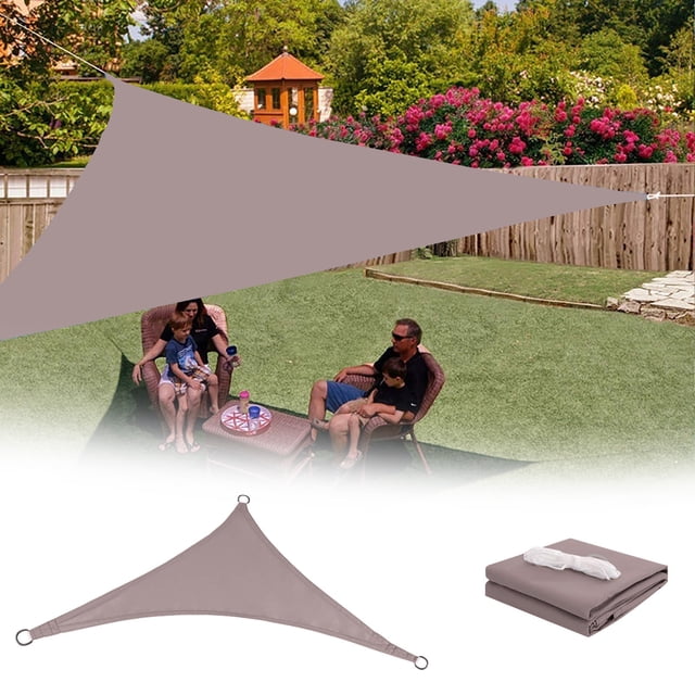 Sun Shade Triangle Sun Shade 95% Block For Patio Backyard Garden Outdoor Activities With Fixing Kit 3 Seat Sofa Covers for Living Room Large Sofa Covers Cloche for Small Outdoor Table Cover Cover for