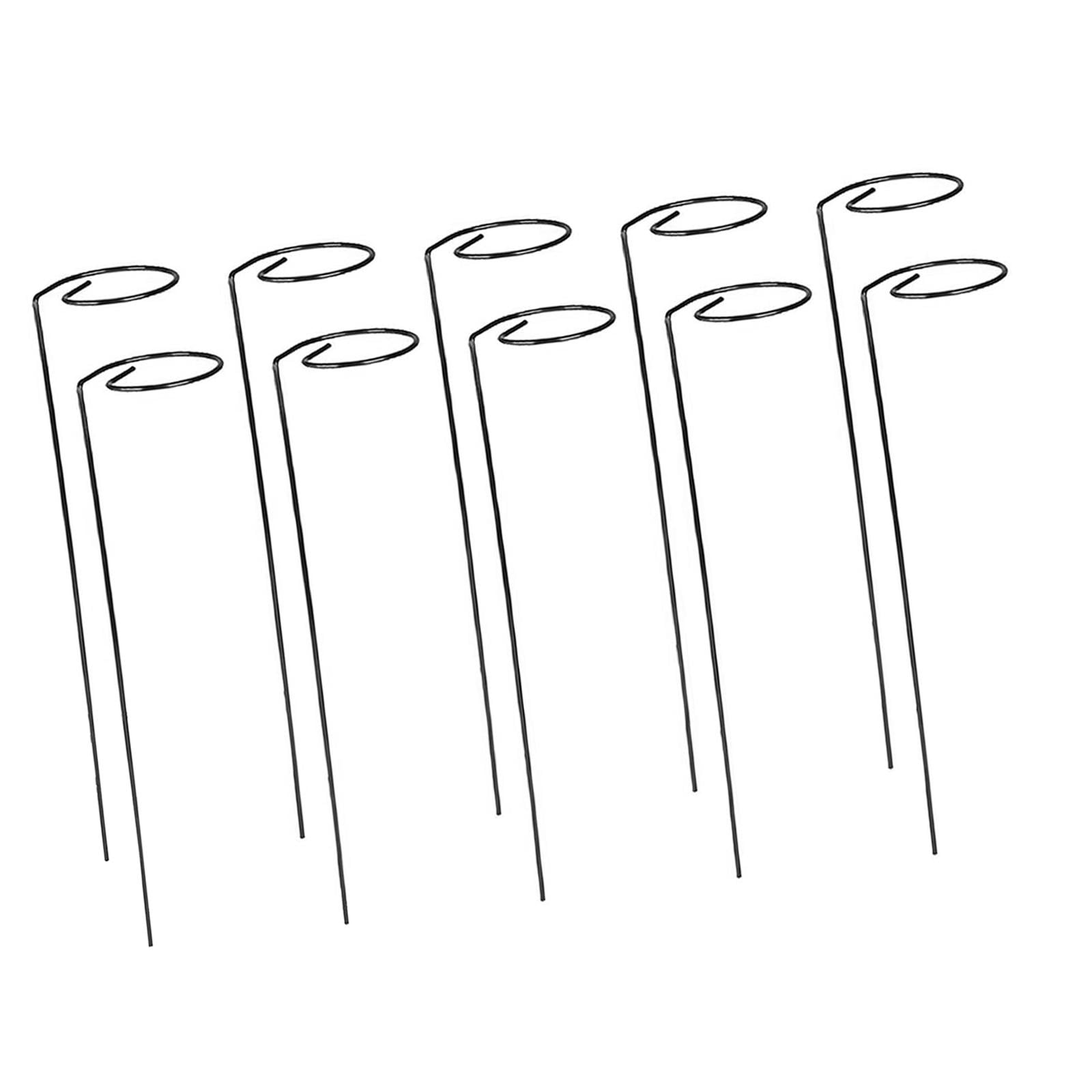 Zxpjkyu Climbing Plant Stakes Plant Support Towers Supplies Space Saving Easy to Install Straight 10pcs