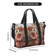 thumbnail image 2 of Travel Duffle Bag Adorable Kitten In Kimono Travel Tote Bags Carry on Luggage Waterproof Weekender Bags with Top Handle Adjustable Shoulde Strap for Travel Gym, 2 of 5