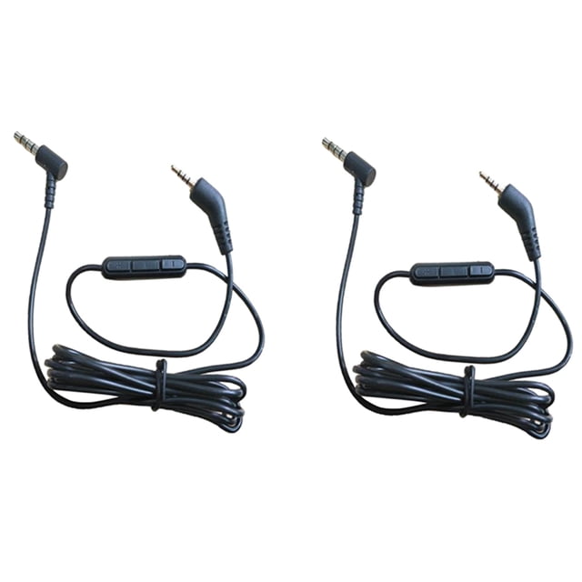 Cable de Micrófono De Telemando En Línea 2packs Hugo Cable de audio de repuesto