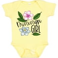 thumbnail image 3 of Inktastic Mississippi Girl Magnolia Flowers and Leaves Girls Baby Bodysuit, 3 of 5