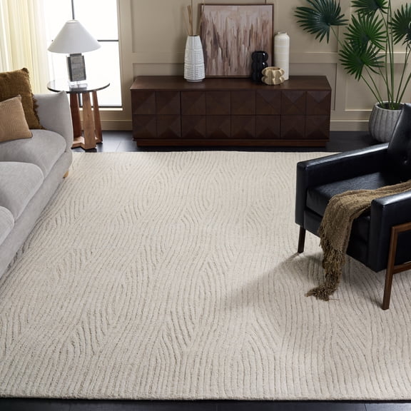 Safavieh Harvest Byrne Distressed Area Rug, Silver/Ivory, 8' x 10'
