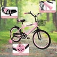 thumbnail image 5 of Kids Bike for Ages 3-10 Years Old Boys Girls, 14/16/18 Inch Kid's Bikes with Training Wheels, Basket, Dual Brake, Children Bicycle for Kids and Toddler Beginners, Pink/Red, 5 of 9
