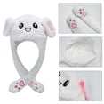 thumbnail image 2 of Bunny Hat Rabbit hat Ear Moving Plush Animal Hats Rabbit Cap with Moving Ears, 2 of 7