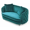 thumbnail image 3 of Glory Furniture Apollo G0330A-L Loveseat , GREEN, 3 of 3