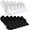 3white+3black, variant on No Show Socks Womens Cushioned Low Cut Athletic Hidden Liner for Sneakers Ankle Invisible Running Socks 4/6 Pairs