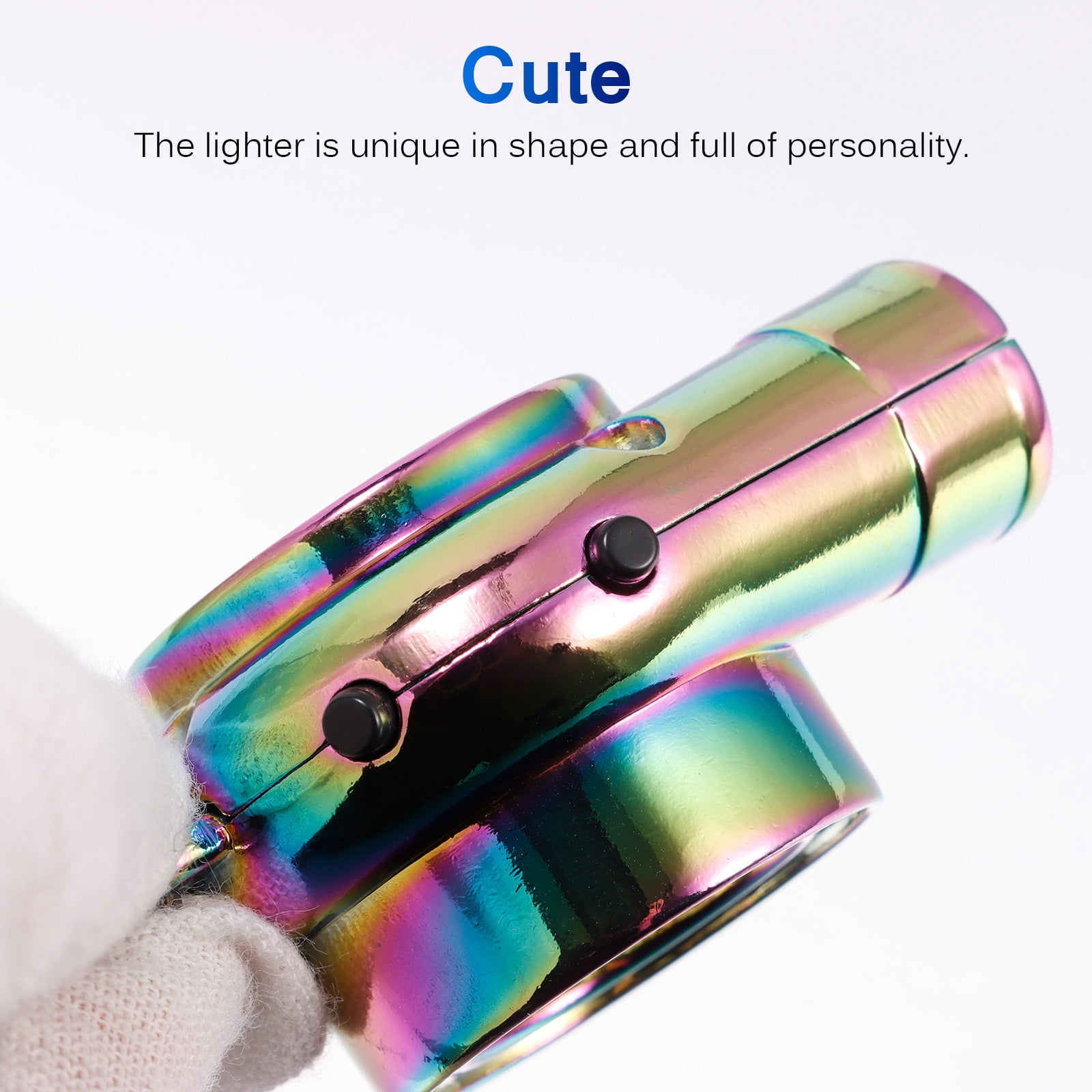 Car shape rechargeable lighter with keychain