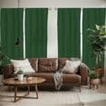 thumbnail image 2 of Ambesonne Money Window Curtains, Monetary Sign of USA, Each 28" W x 63" L, Hunter Green Lime Green, 2 of 5