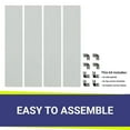 thumbnail image 2 of BBQGuys Signature Polished Glass Flame Guard for 24-Inch Square Drop-In Fire Pit Pans - FG-SQP-24, 2 of 2
