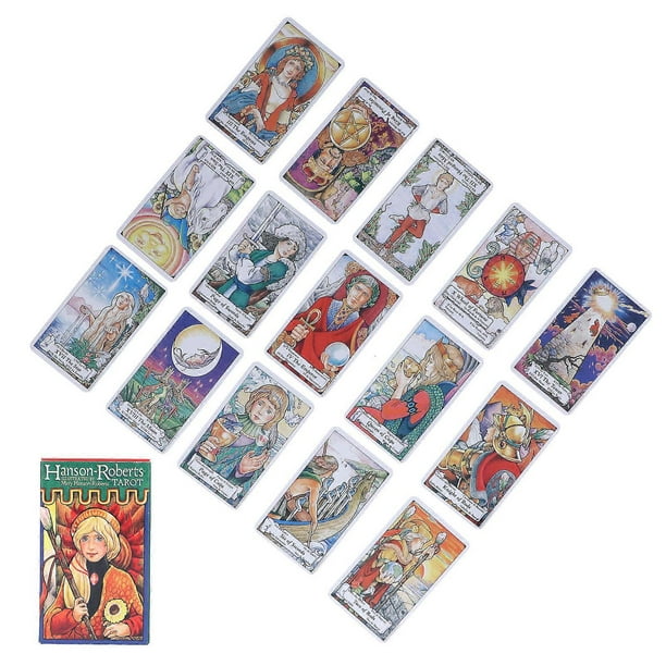 78pcs Tarot Deck Cards English Divination Card Future Telling Desktop Game for Home Party