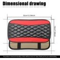 thumbnail image 2 of Mistayd Car Center Console Cushion Pad. Universal Waterproof PU Leather Car Armrest Seat Box Cover Protector. Suitable for Most Vehicles. Trucks Auto Interior Accessories (Red), 2 of 5