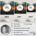 thumbnail image 4 of Designart "AI Robot Dreams Seeking Singularity I" Robot Yellow Large Square Mirror - Square Bedroom Mirror Printed Wall Decor - Modern Square Printed Wall Mirror Art, 4 of 5