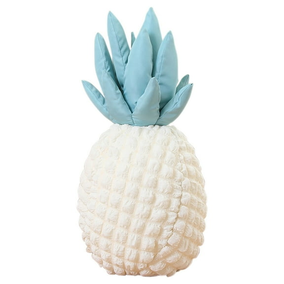 Simulated Pineapple Plush Doll Toy Funny Fruit Pillow Home Decor Gift Soft Stuffed Animal Doll Birthday Present Decorative Accent(Beige)