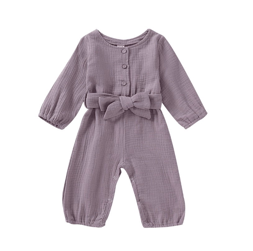 baby linen romper
