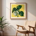 thumbnail image 5 of Monstera - Painting Monstera Botanical Tropical Floral Modern Art Illustration Nature Oak Framed Wall Art Print 8 x 8 inches, 5 of 8