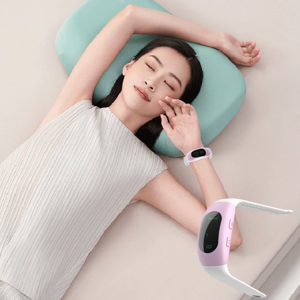 Reloj para dormir, instrumento inteligente portátil de masaje de corriente, instrumento de mano para el hogar, ayuda para dormir, aparato para dormir