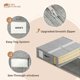 thumbnail image 4 of Foldable Storage Box for Clothes, Space-Saving Sheet Organizer for Bedding, Blankets & Wardrobe, 4 of 5
