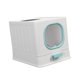 thumbnail image 1 of Caja de arena portátil para gatos, inodoro cerrado con pala, baño con tapa, orinal tipo cajón, 51 cm cm x 39 cm , Azul Salvador Dali Bandeja de arena para gatos, 1 of 10