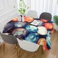 thumbnail image 5 of 60"x90" Easter Bunny Eggs Tablecloth, Waterproof Washable Polyester Square Table Cover Durable Tablecloth for Kitchen Dining Table Party Decor, 5 of 7