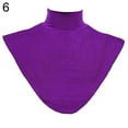thumbnail image 2 of Grofry Women's Modal False Collar Hijab Moslem Islamic Pure Color Neck Cover Loop Scarf, 2 of 3