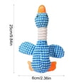 thumbnail image 3 of YoGold Squeaky Duck Dog Toy – Soft Plush Squeaker Toy, Blue, for Small Medium Large Dogs (Blue), 3 of 6