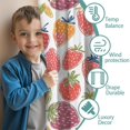 thumbnail image 3 of Blackout Kids Curtains,White Strawberry Plants Fruit Childrens Insulated Curtains Set Of 2,Bedroom Essentials,Toddler Room Decor 42x84in(106x213cm), 3 of 4